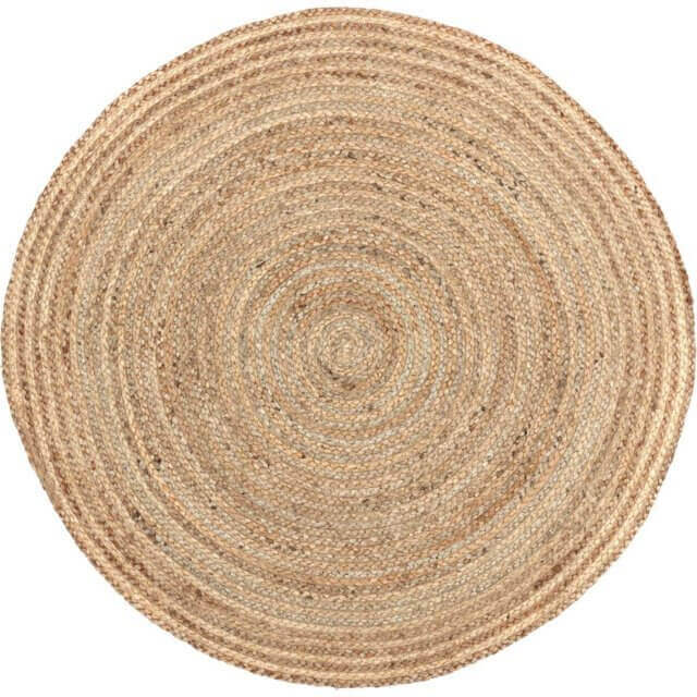 Harlow Jute Rug 3ft Round:Floor Rugs : LadybugJunction.com: