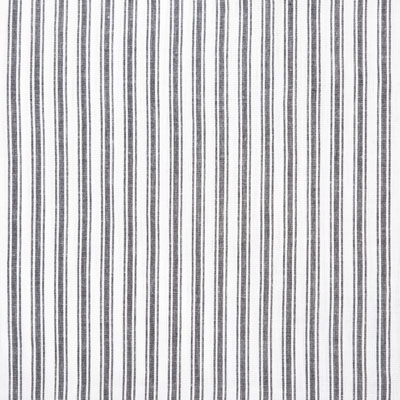 Sawyer Mill Black Ruffled Ticking Stripe Pillow 14x22